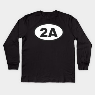 2A - 2nd Amendment Kids Long Sleeve T-Shirt